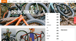 Desktop Screenshot of pridebikes.com